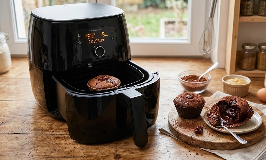 dessert sain a l`air fryer 