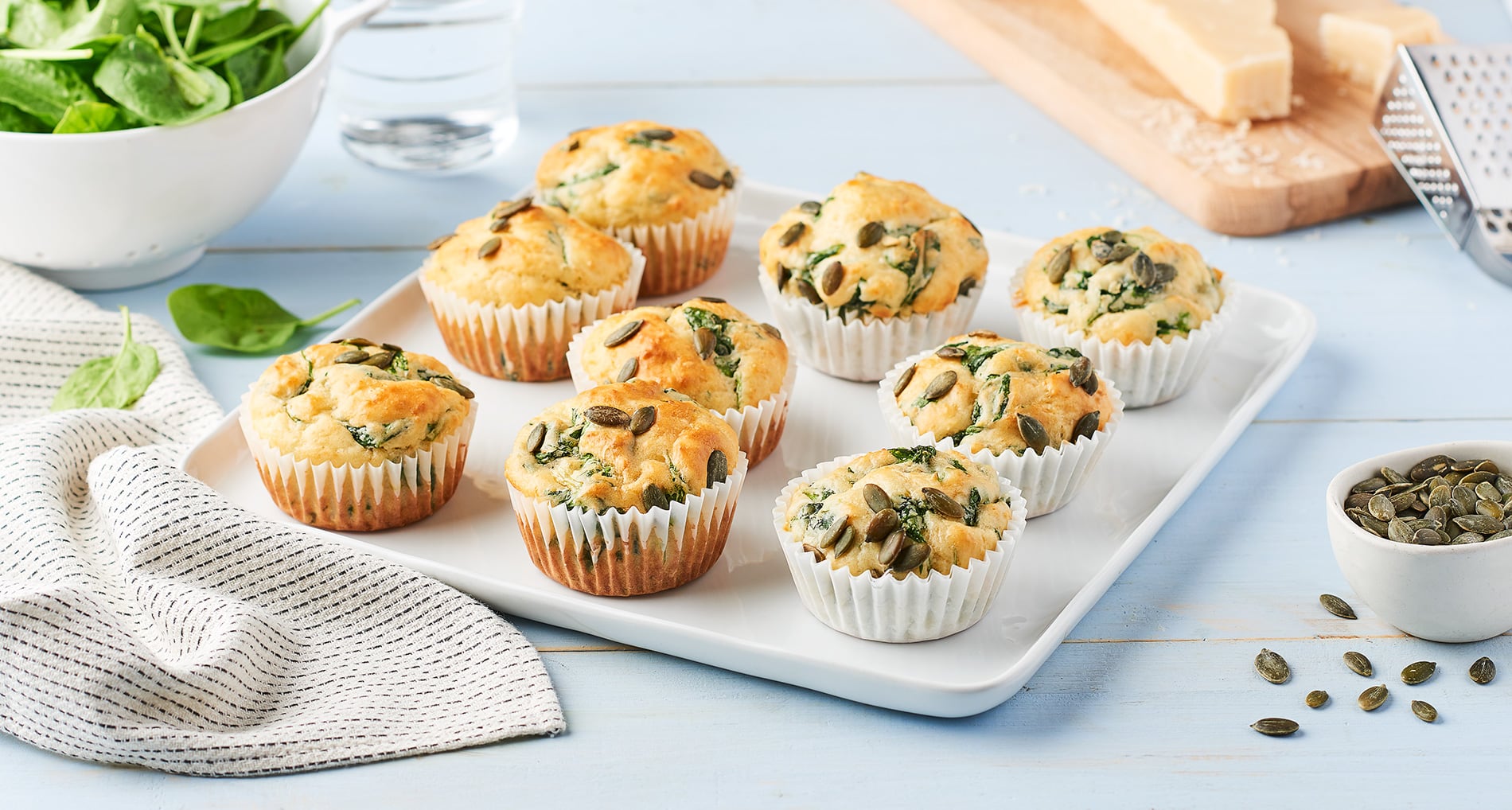 la recette des mini muffins aux epinards- comment les epinards font perdre du poids