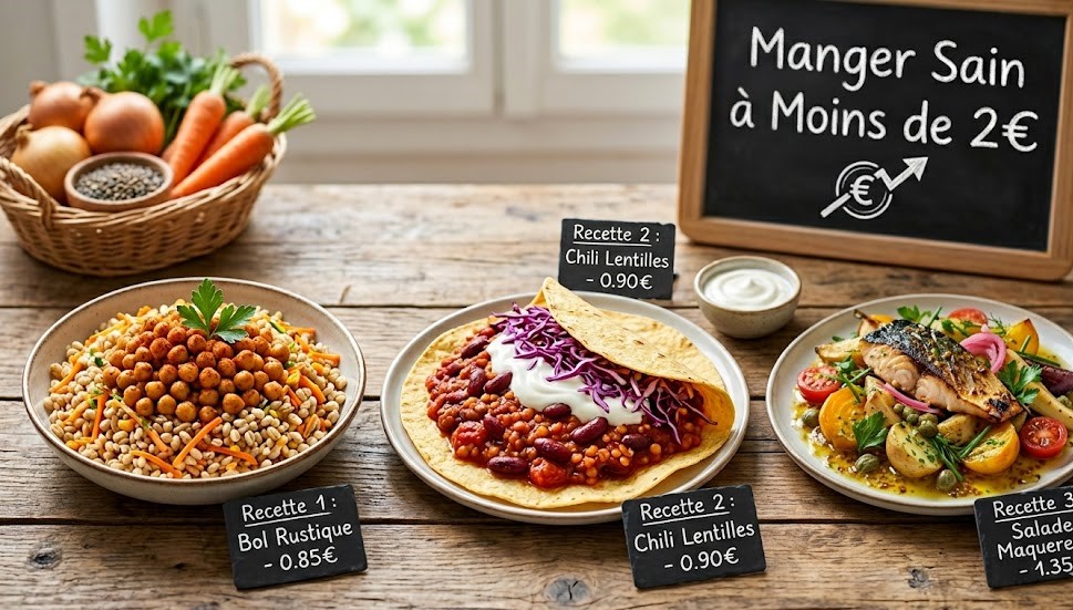3 recettes de nutrionniste anti-inflation a moind de 2 Euros