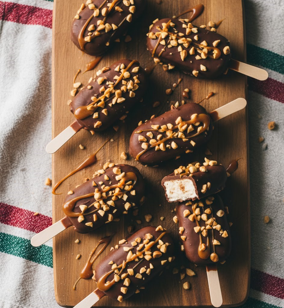 barres glacees facon snickers